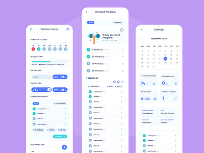 Workout App Ui/Ux Design by Mehmet Raşit Arısu on Dribbble