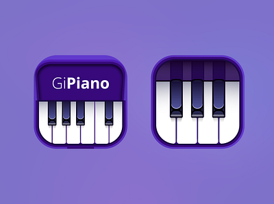 Piano App Icon app ui branding design flat ui design illustration logo sample app ui ui ui design vector