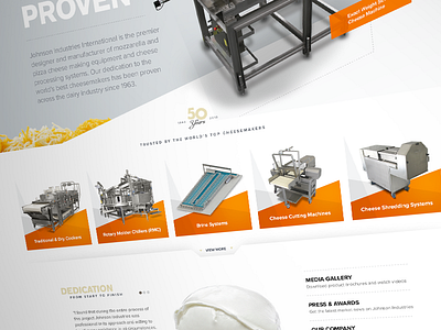 Johnson Industries Homepage Refresh