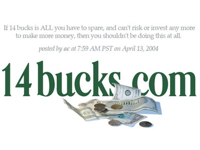 14bucks Header blog logo money rebound