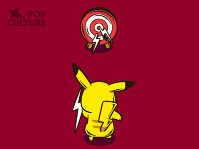 FM Pop Culture 026 - Practice Time anime cute flying mouse 365 funny illustration japan lol pikachu pokemon pop culture t shirt witty