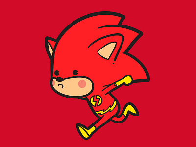 005 - Flash Mascot chow hon lam art comic cute flash flying mouse 365 mascot movie parody pop culture sonic superheroes video game