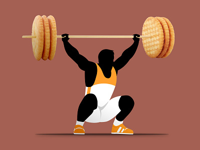 Weight Lifting chow hon lam cookies funny illustration olympic 2016 photography rio 2016 sport weight lifting