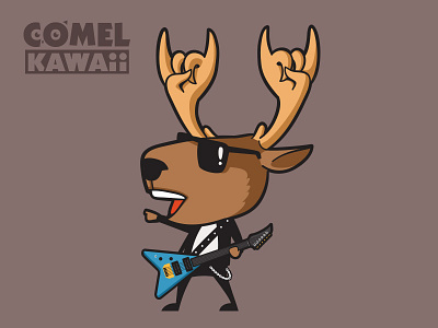 COMEL KAWAii 009 - Deerocker animals comel kawaii.elephant cute deer flying mouse 365 patreon rock rocker