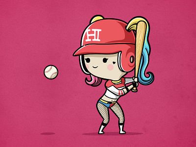 Sporty Harley Quinn - Baseball ⚾️