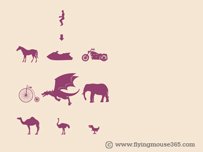 Riding List art bike camel chow hon lam design dragon elephant flying mouse flying mouse 365 horse illustration ostrich riding t shirt tee