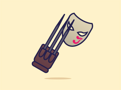 Vega's Mask illustrator minimal street fighter vector vega