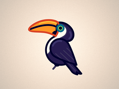 Toucan bird illustrator minimal toucan