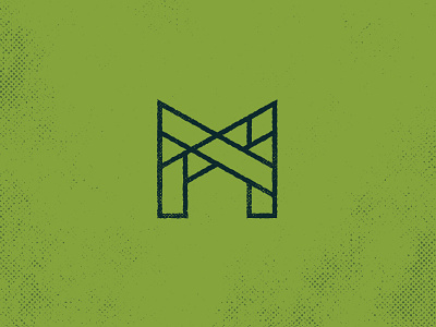M angular exploration icon letter letter of the day logo m type typography