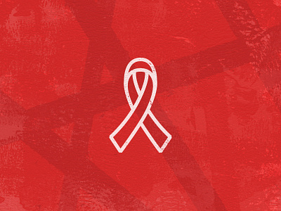 Missions Infographic Icons - 1 aids awareness icon iconography minimalist missions red ribbon texture