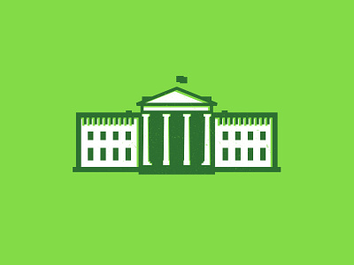 🇺🇸 White House 🇺🇸 architecture building dc icon iconography line art political politics simple vector washington dc white house