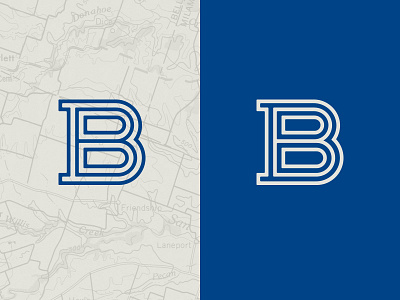 Don't worry... B happy. b blue branding education icon iconography letter monogram school vector