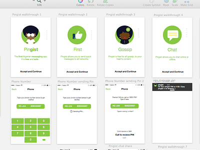 PinGist Social Messaging App concept Nigeria