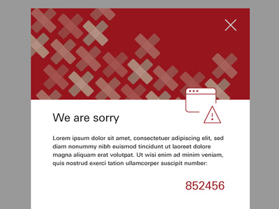 Error message error page ui ux design