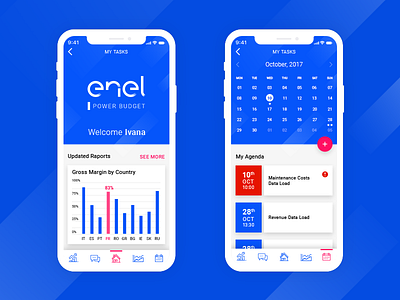 Finance App Concept - Enel