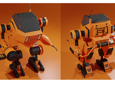 Construction Mech: For a Mobile Game 3d