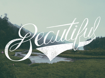 "You are so beautiful to meeeeee" beautiful custom font handdrawn script texture type