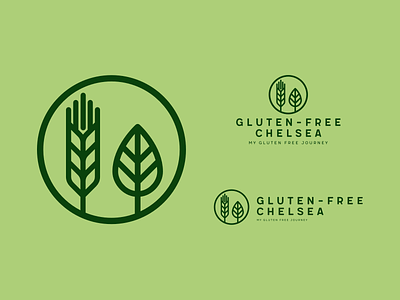 Gluten Free Chelsea (Logo Variations) badge blog gluten gluten free logo vegan