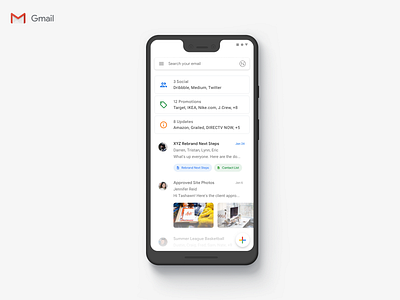 Gmail Material Design 2.0 Update