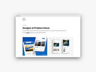 Portfolio Rework portfolio product design product designer ui ux web design