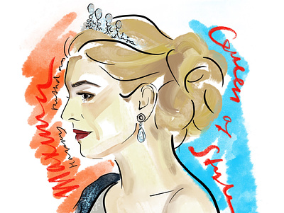 Queen of the Netherlands diamonds fashion fashion illustration illustration magazine maxima oranje royal royals