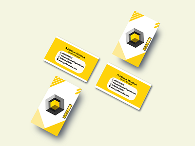Cube Yellow. adobe illu branding graphic design illustration logo mockup