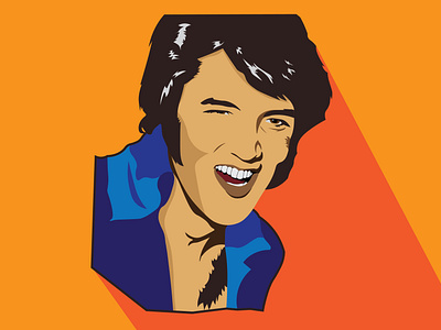 Vector Portrait (Elvis)