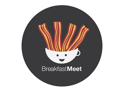 Breakfast Meet bacon logo