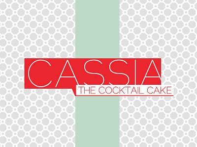 Cassia logo logo raleway thin red thin