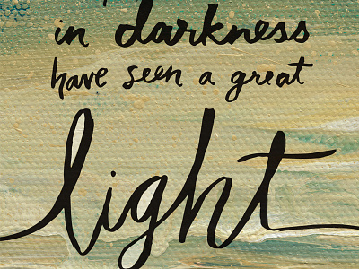 Advent Devotional advent cursive handlettering texture typography