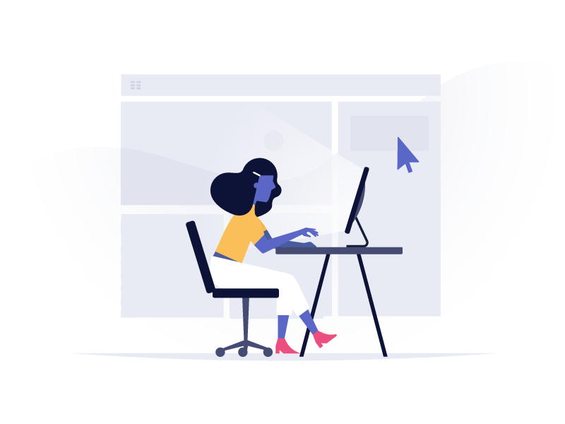 Surfing the web by Mattia Carletti for Fightbean on Dribbble