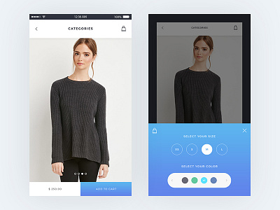 E-commerce app app categories e commerce mobile shop ui ux woman