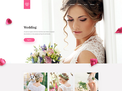 Wedding website man married ui ux webiste wedding woman