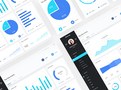 Dashboard design admin panel chart dashboard graphic