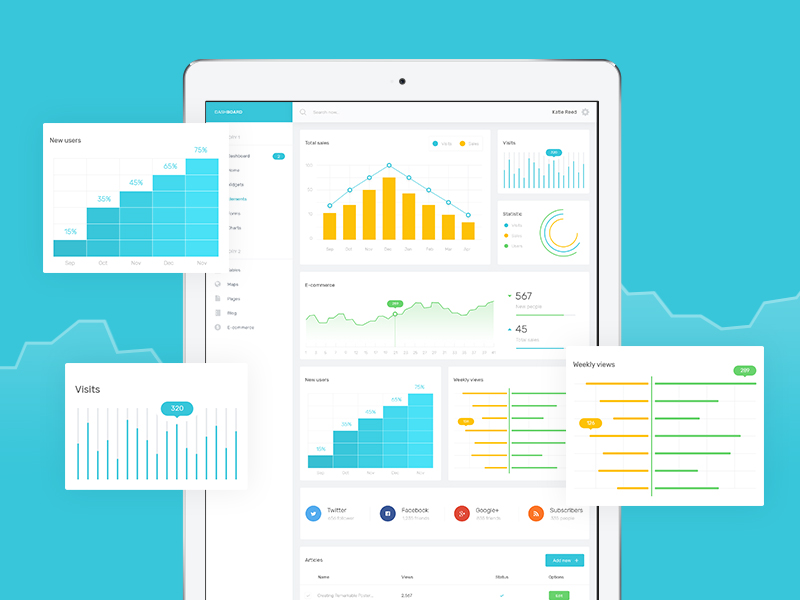 Dashboard design by Rostislav on Dribbble