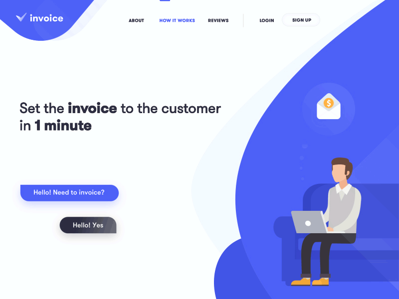 Landing page animation by Rostislav on Dribbble