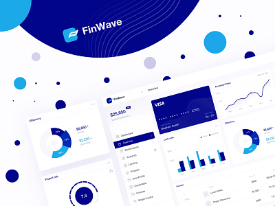 FinWave - finance dashboard WIP app dashboard illustration landing ui ux