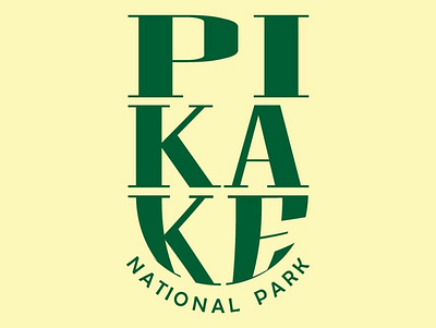 Pikake National Park #dailylogochallenge app branding design icon illustration logo typography ui ux vector
