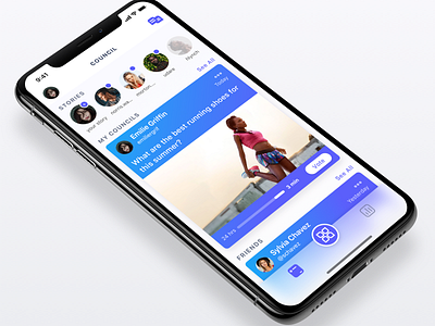 Council app ios messaging mobile sketch ui ux