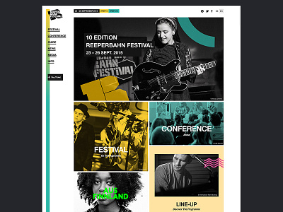 front page Reeperbahn Festival festival front page music relaunch responsive web design