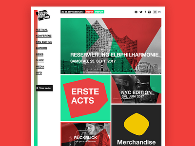 Website Reeperbahn Festival 2017