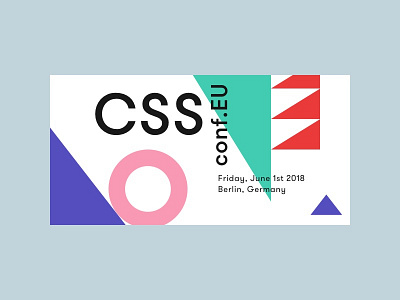 CSSconf EU 2018 conf conference css design graphics shapes