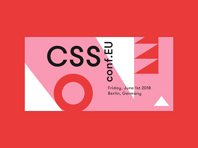 CSSconf EU 2018 conf conference css design graphics shapes