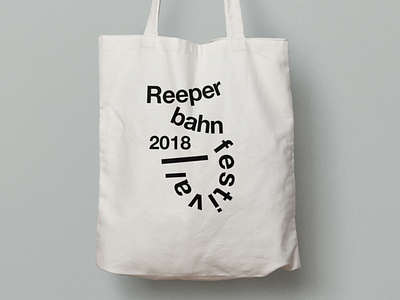 Reeperbahn Festival Motive bag branding conference design festival graphic design