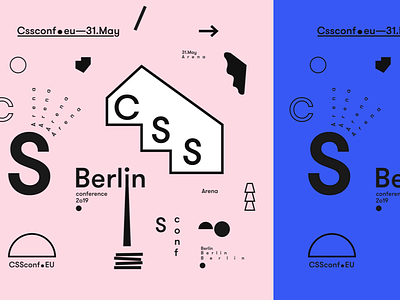 process CSSconf EU 2019 branding colour conference conference design cssconf design festival graphics