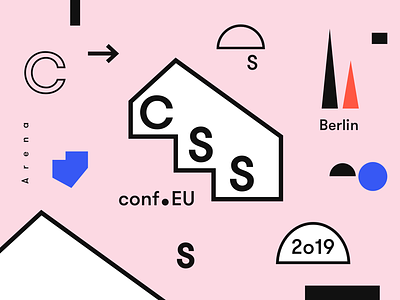 CSSconf EU branding ci conference design festival graphic design identity logo shapes
