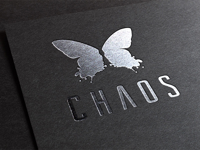 CHAOS Logo 3d brand brand development brand identity branding logo logotype