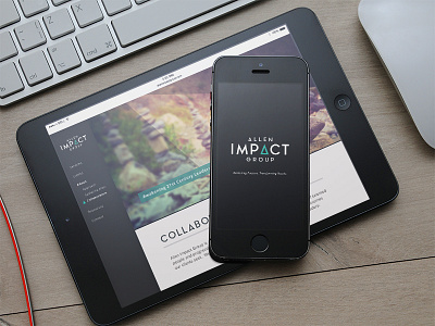 Allen Impact Group brand identity branding coaching design green logo logo design modern web design website