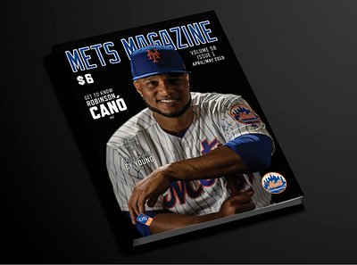 Mets Magazine Approved Cover Concept baseball magazine magazine cover magazine design publication design publications sports