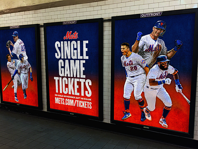 Mets 2020 Ticket On Sale Digital OOH campaign